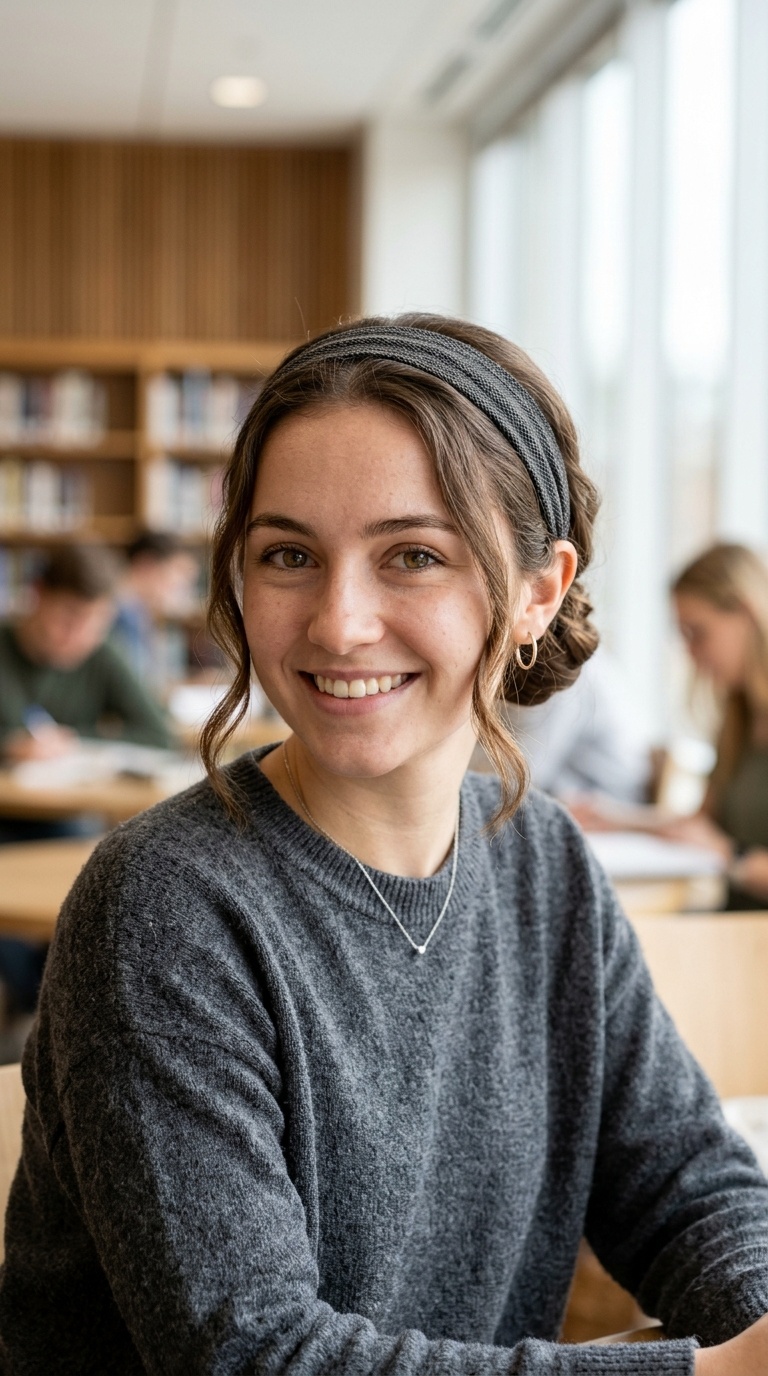 The Tucked-In Headband Look