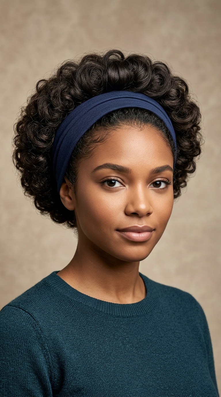 The Tucked-In Headband Roll