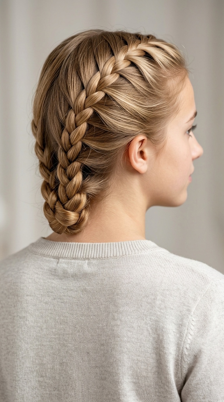 The Tucked Under French Braid