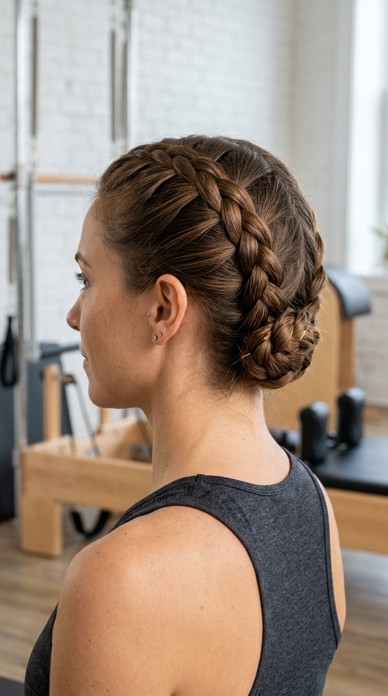 The Tucked-Under French Braid