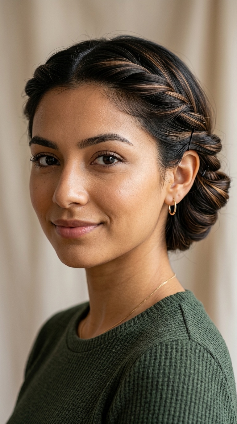 The Tucked-Under Twisted Bob