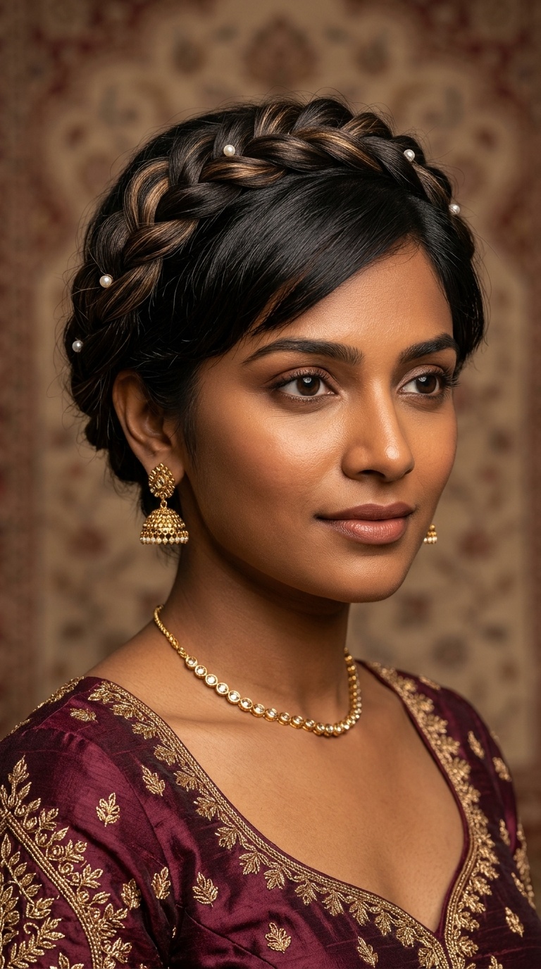 The Twisted Crown Braid