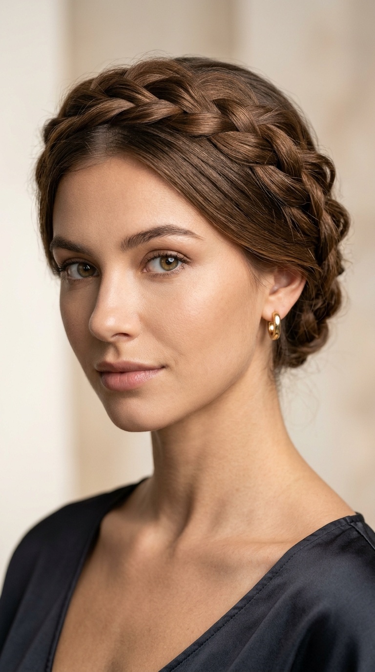 The Twisted Halo Updo