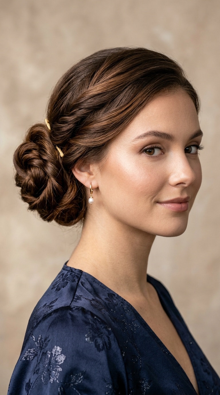 The Twisted Rose Bun