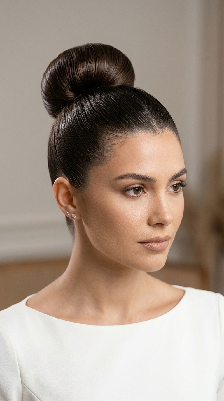 The Ultra-Sleek High Bun