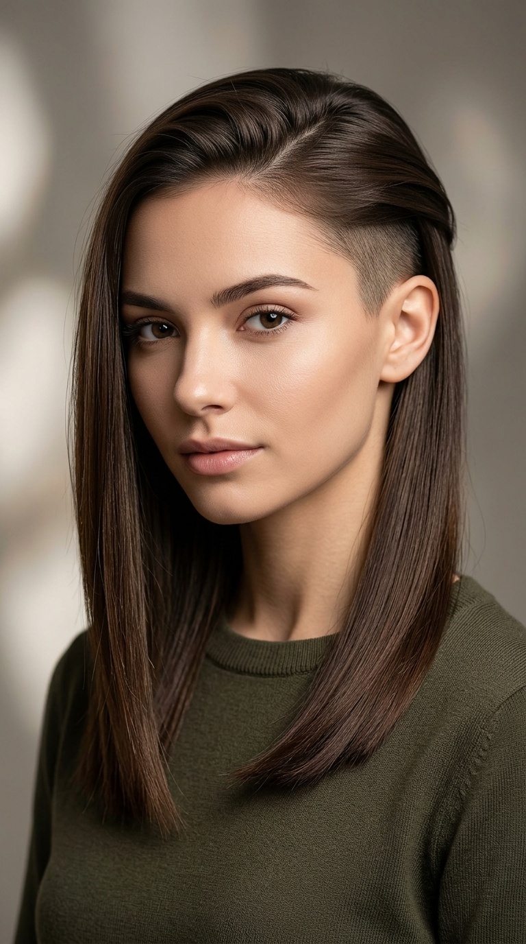 The Undercut for Straight Hair