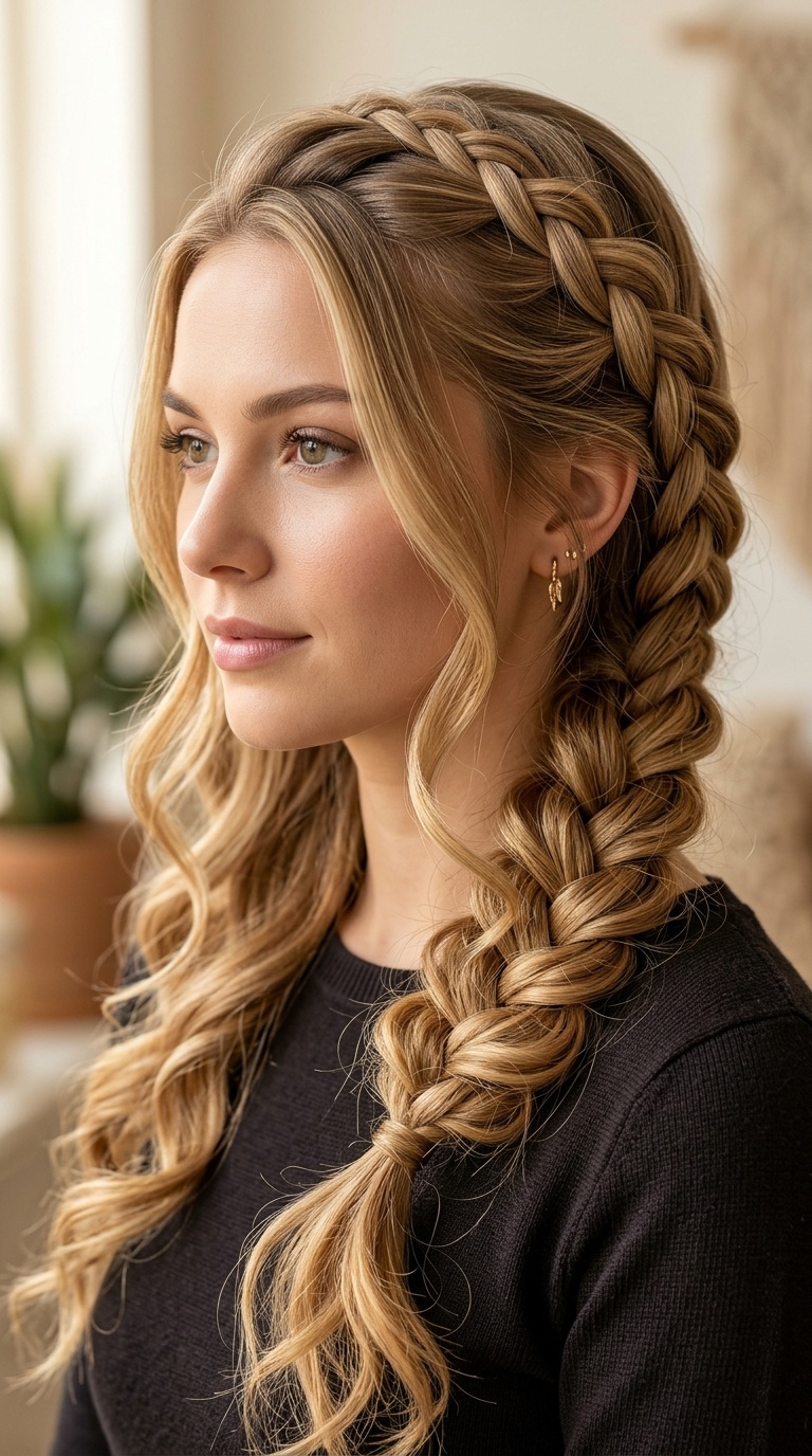 The Upside-Down Side Braid