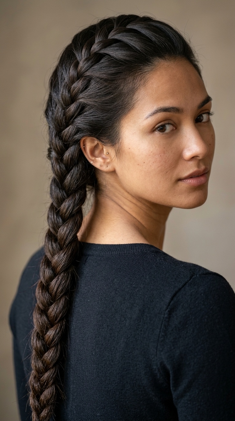 The Vertical French Braid