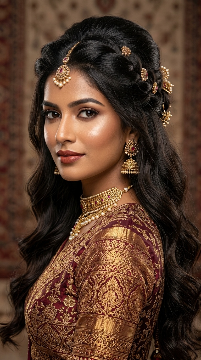 The Voluminous Half-Up, Half-Down
