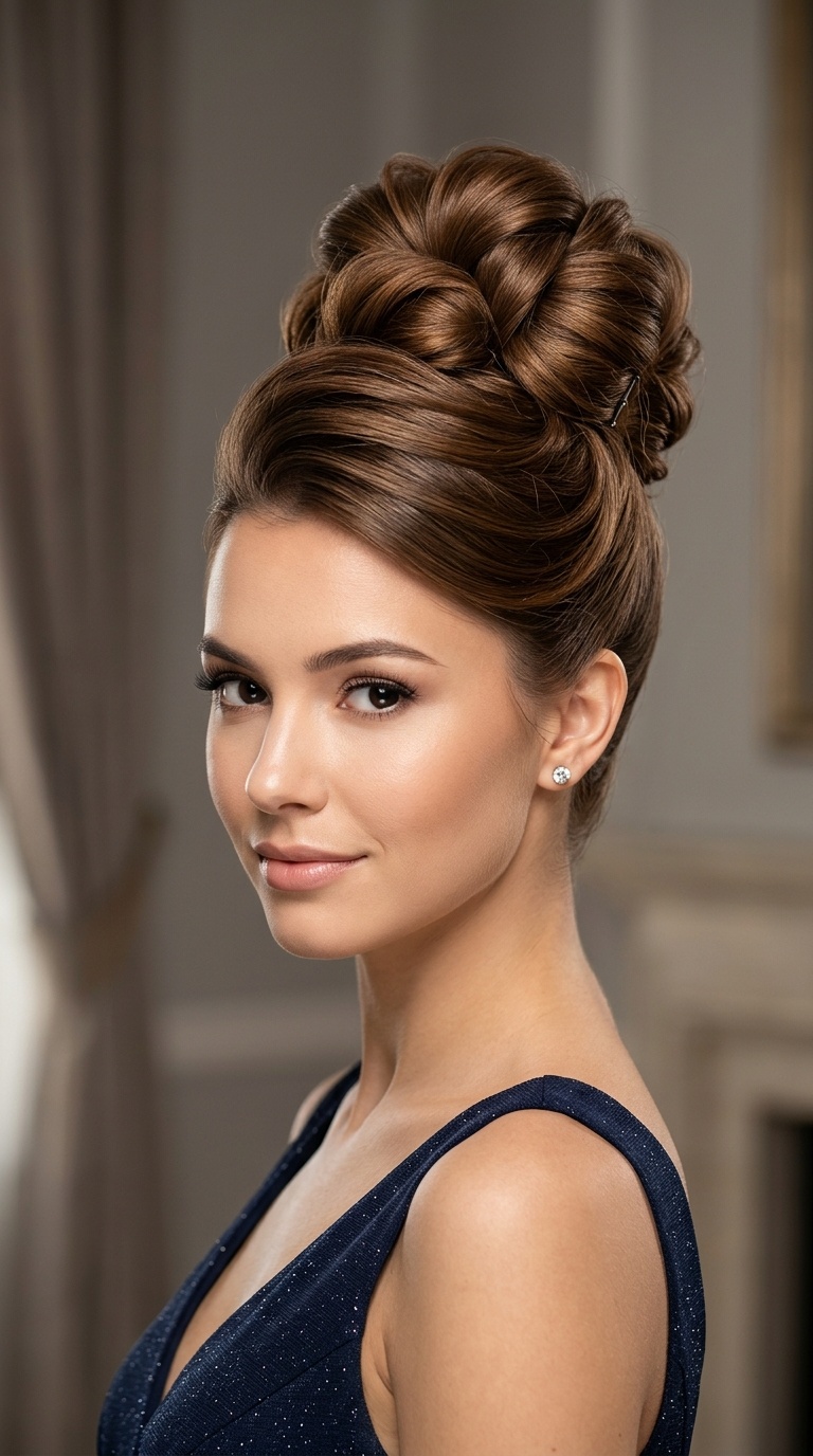 The Voluminous High Bun