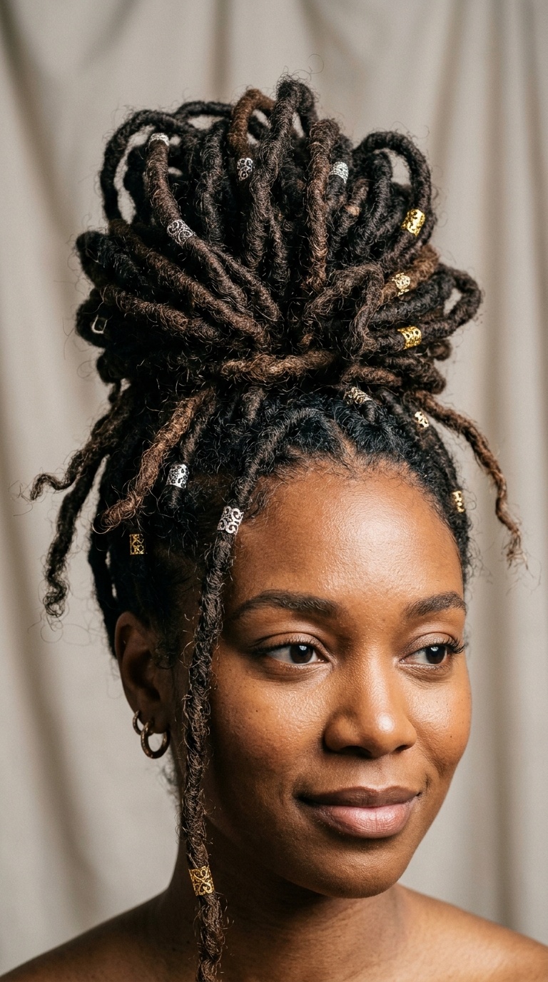 The Voluminous Messy High Bun