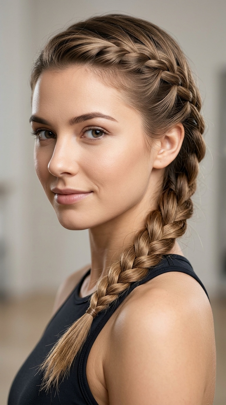 The Waterfall Braid into Low Side Braid