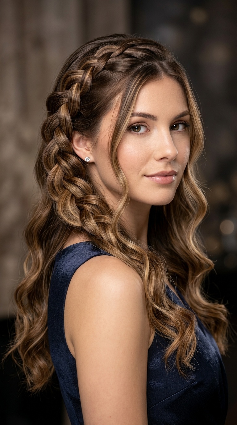 The Waterfall Braid with Loose Waves
