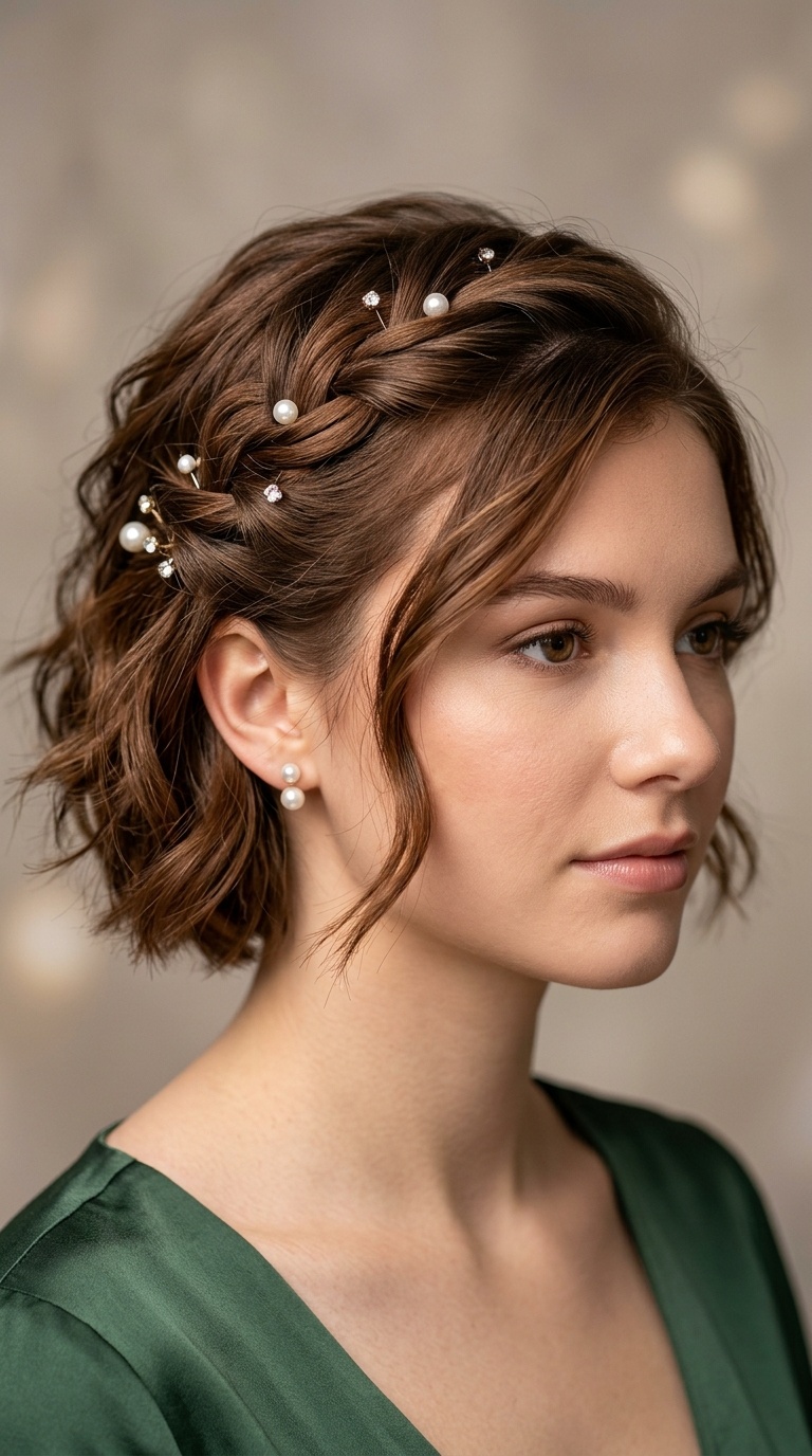 The Waterfall Twist with Pearl Accents