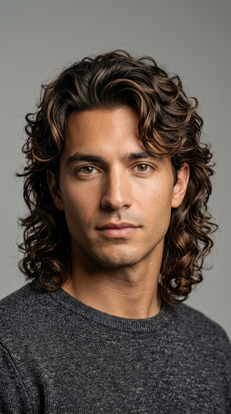 The Wavy Modern Mullet