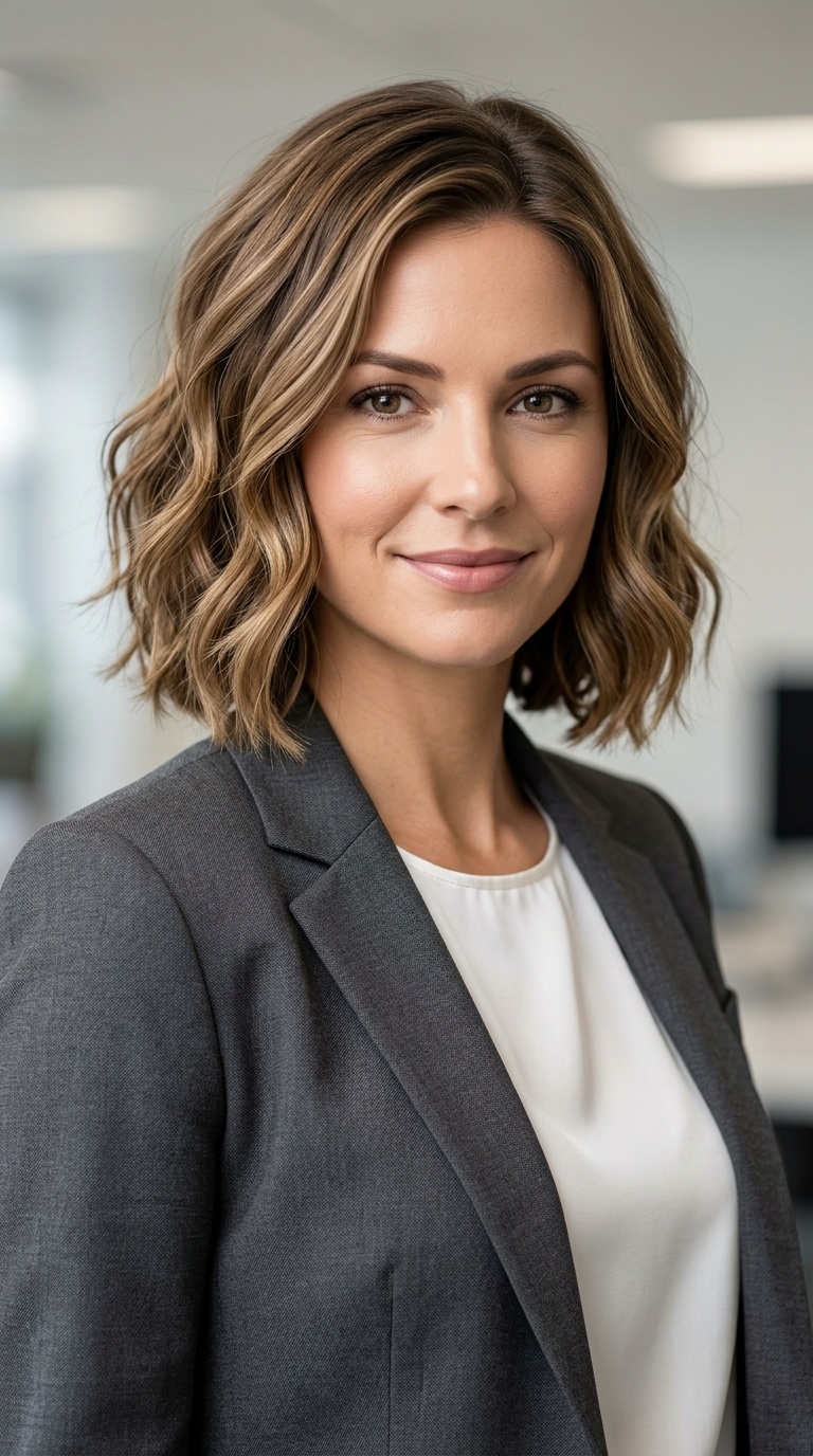 The Wavy Short Lob