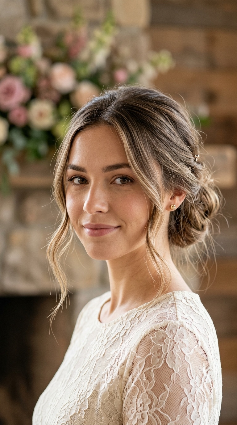 The Wispy Face-Framing Bun