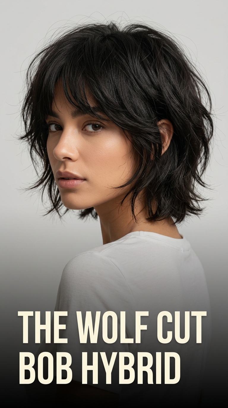 The Wolf Cut Bob Hybrid