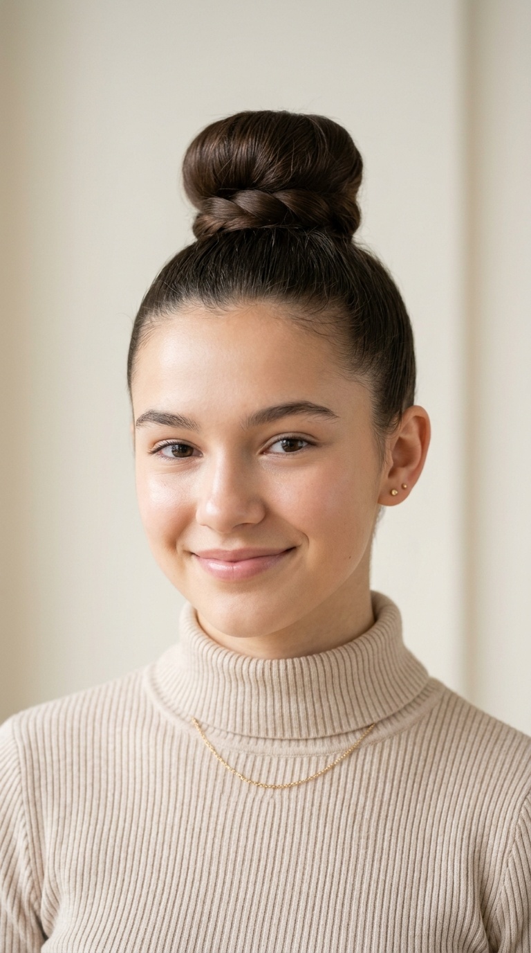The Wrapped-Base High Bun