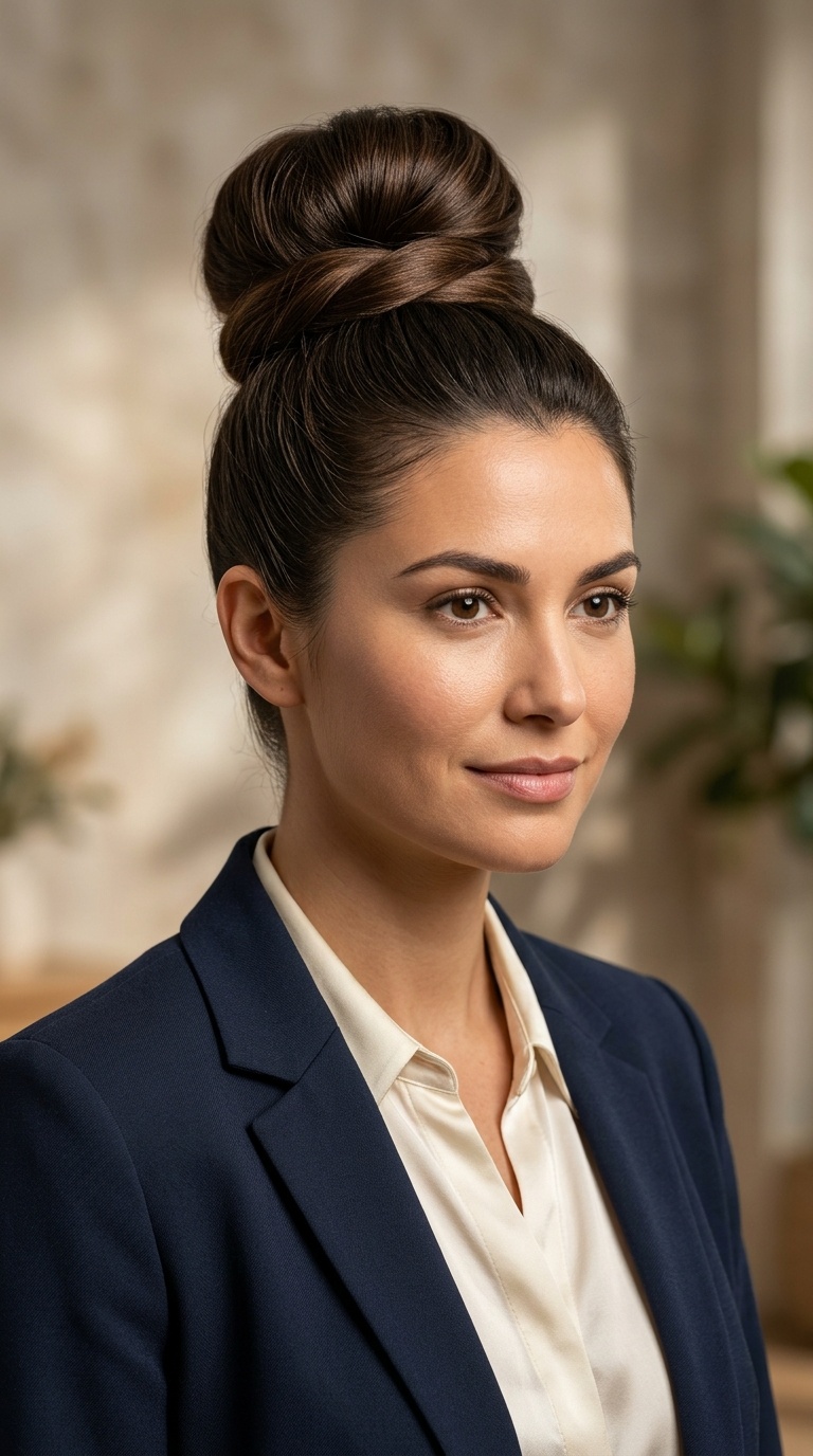 The Wrapped High Bun