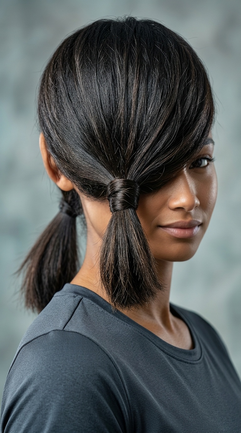 The Wrapped Low Ponytail