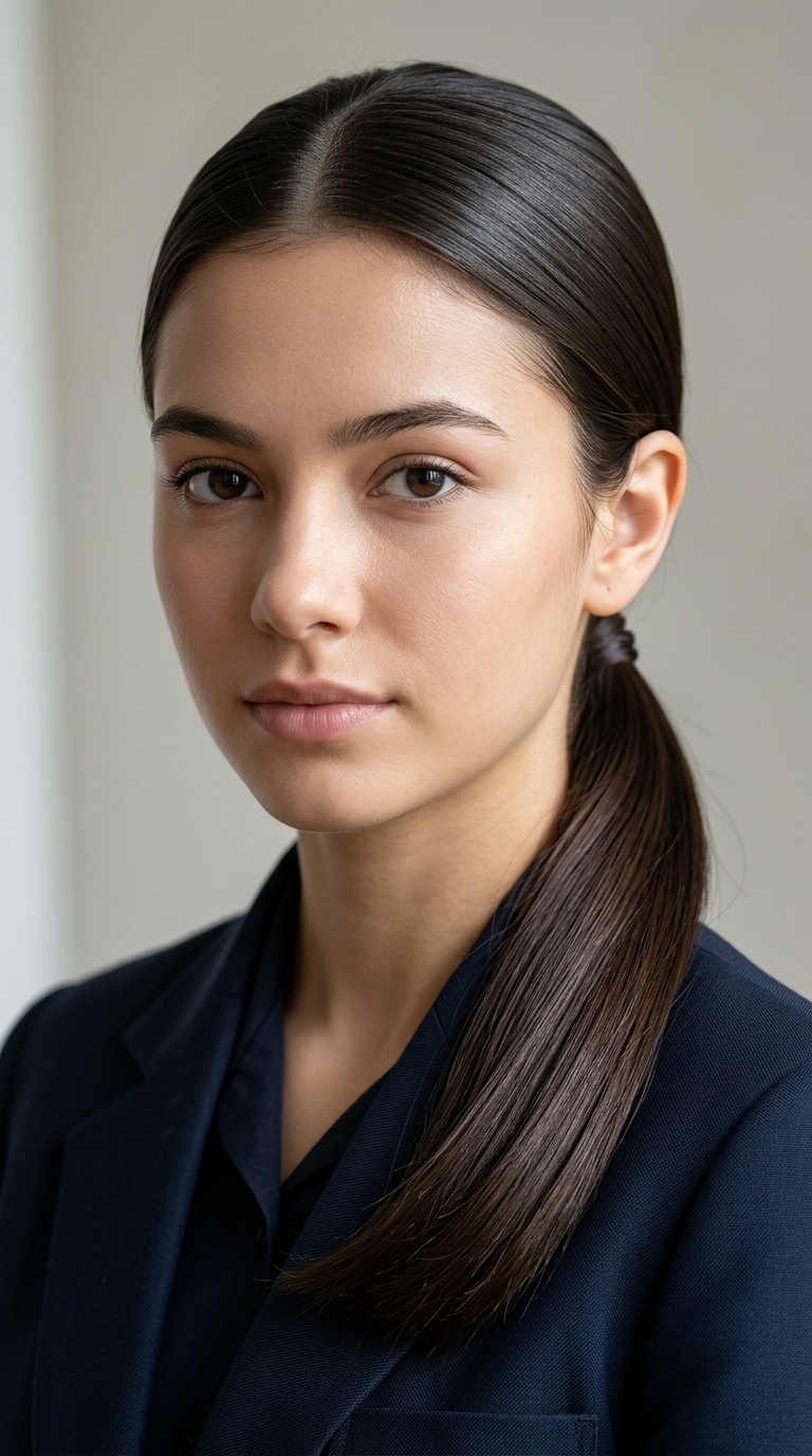 Tidy Low Ponytail