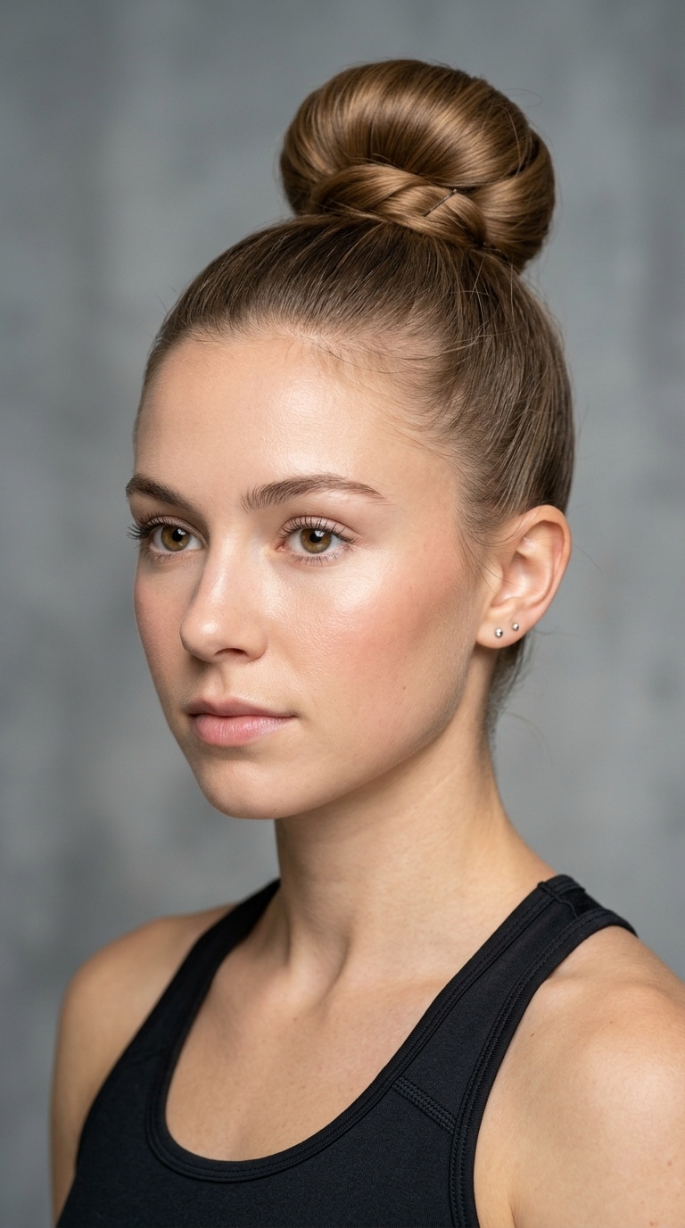 Tight Ballerina Bun