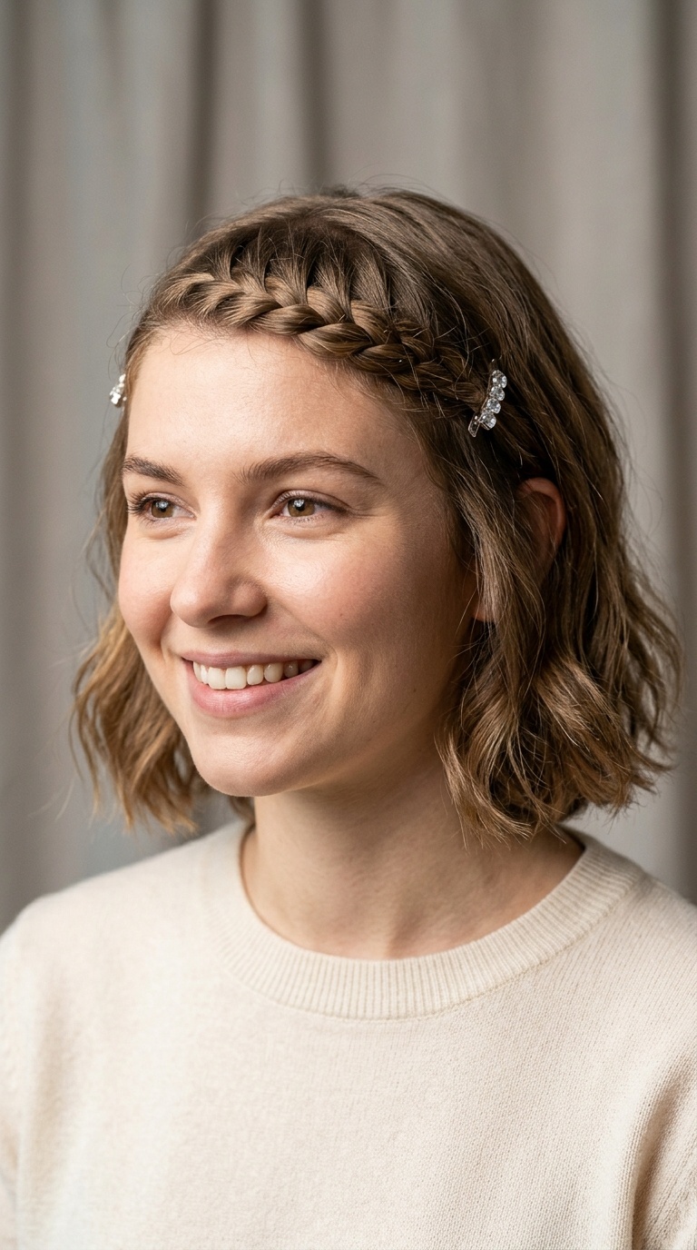 Tiny French Braided Fringe