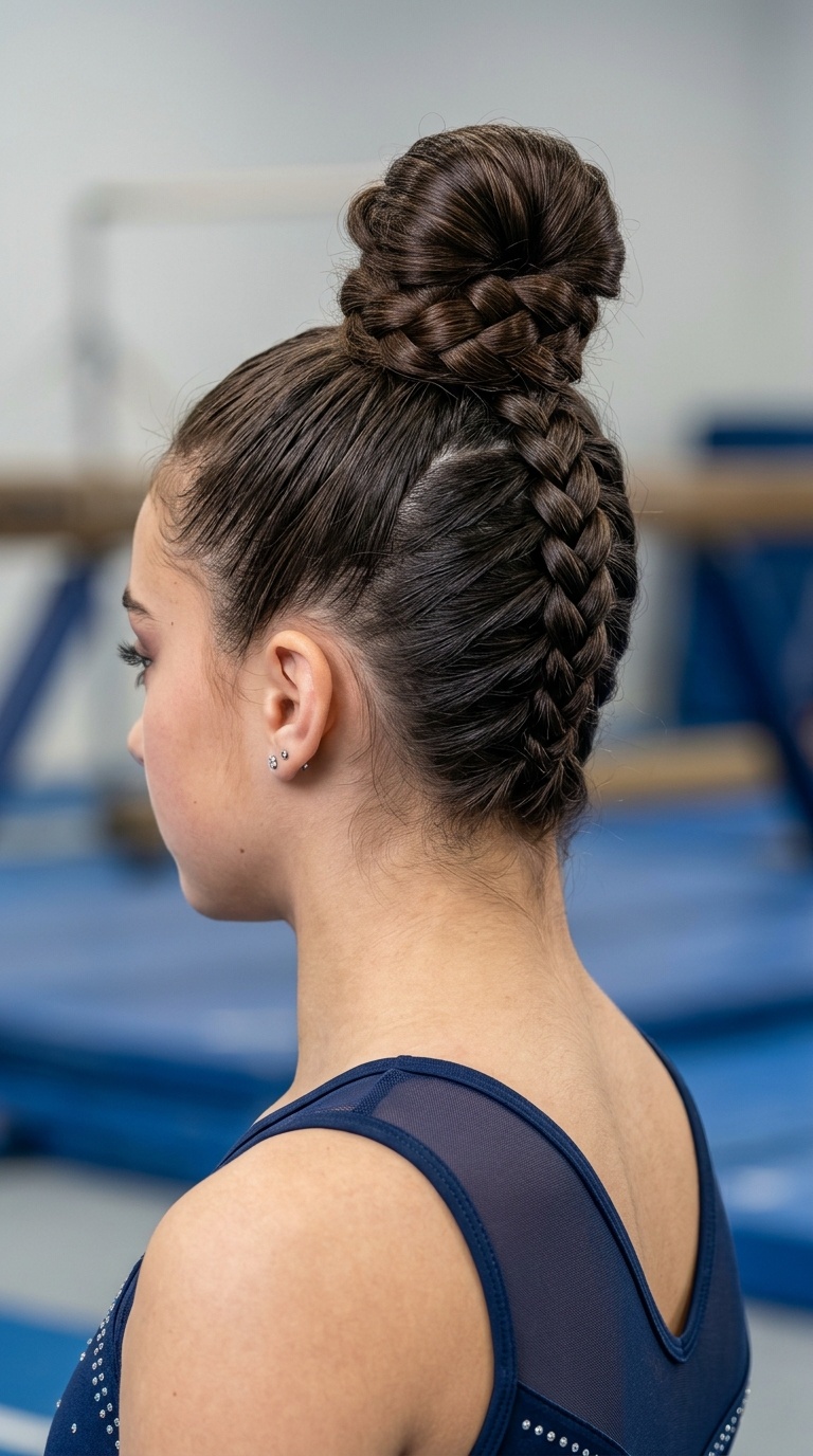 Top Knot with Under-Braid