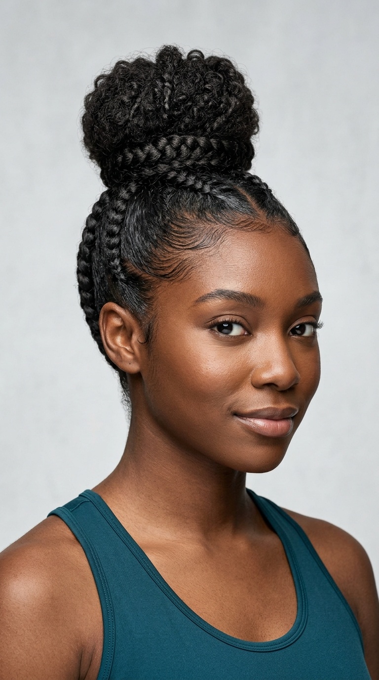 Top Knot with Under-Braid