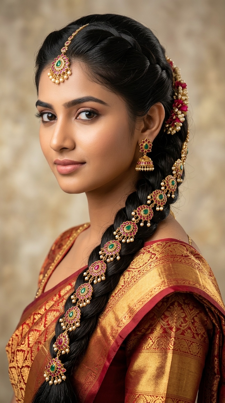 Traditional Long Braid with Kemp Jada