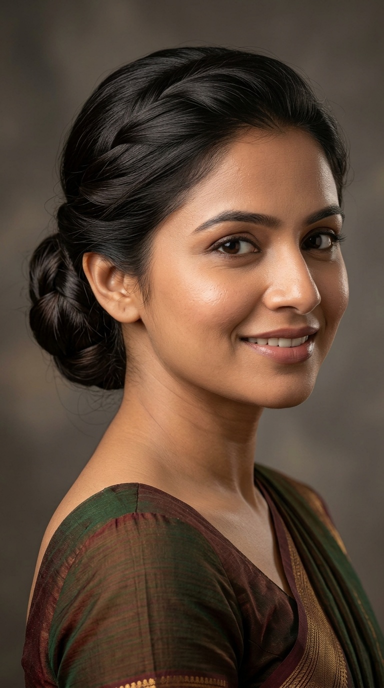 Traditional Low Bun