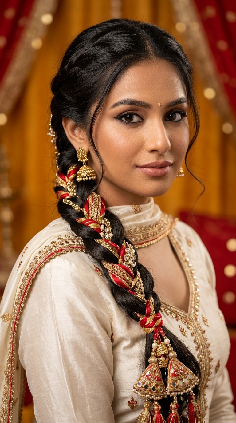 Traditional Parandi Braid