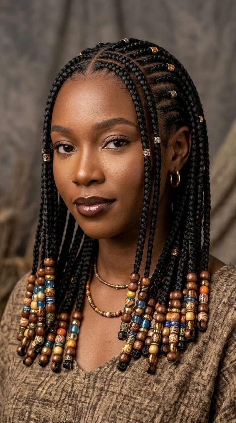 Tribal Braids with Beads