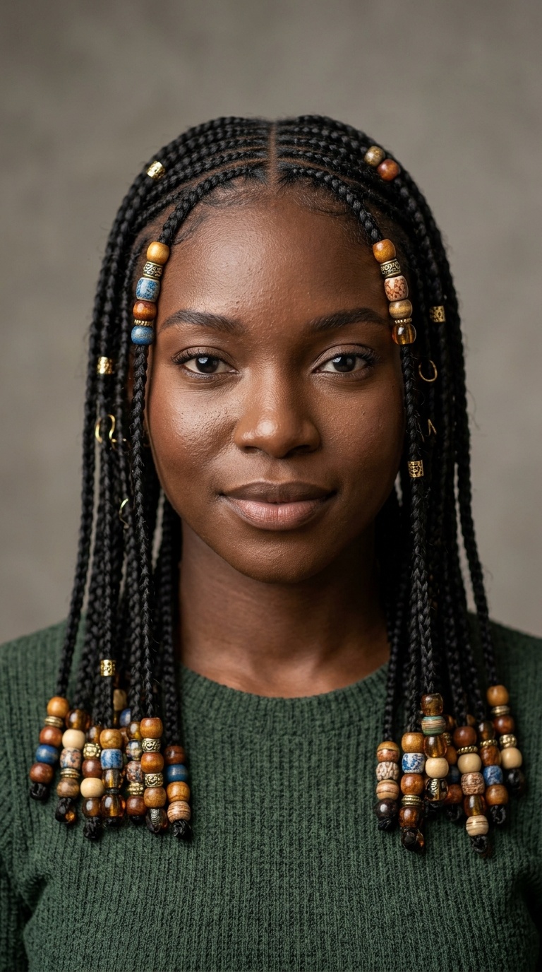 Tribal Braids with Beads