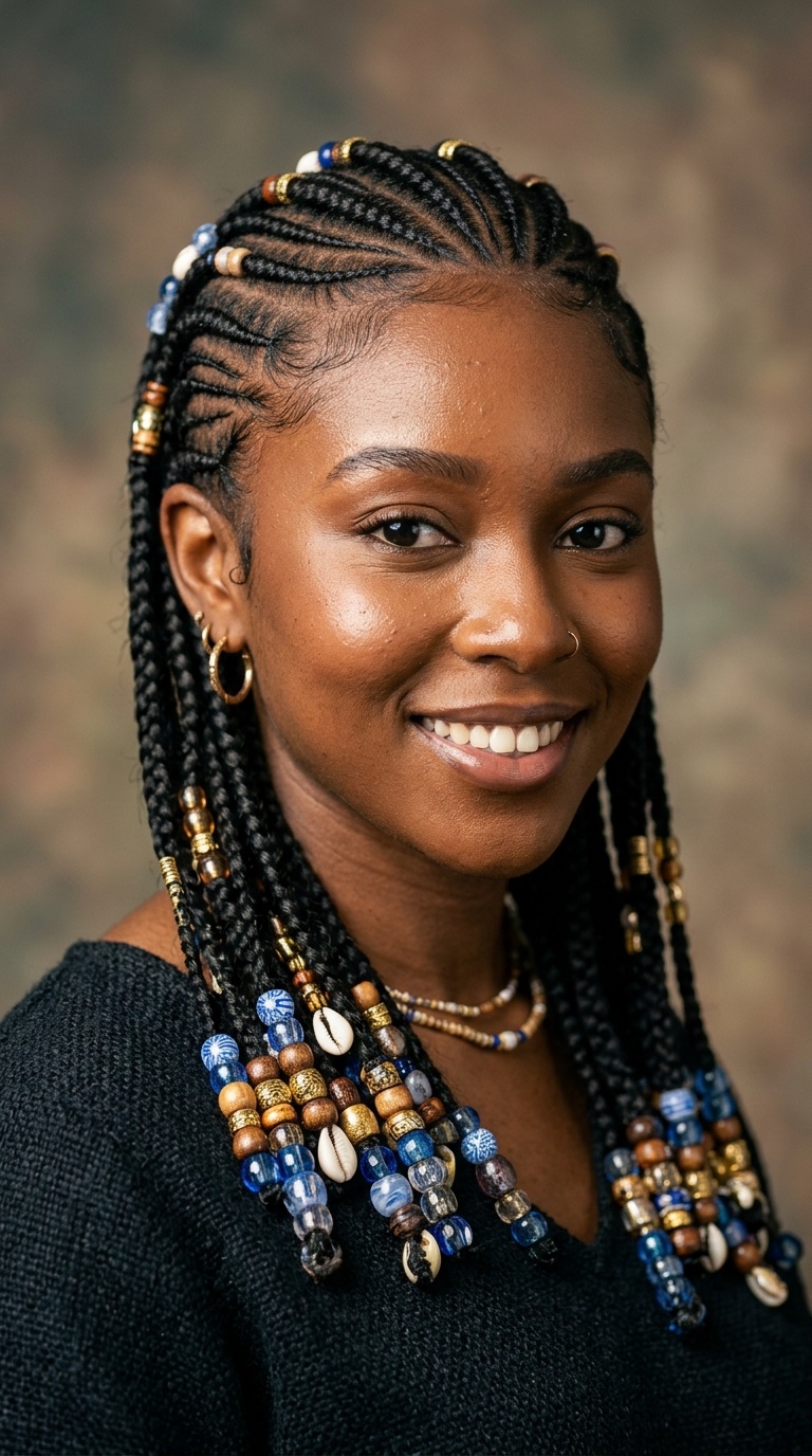 Tribal Straight Backs with Beads
