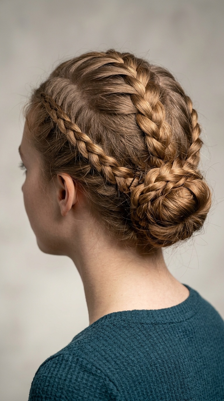 Triple-Braid Updo