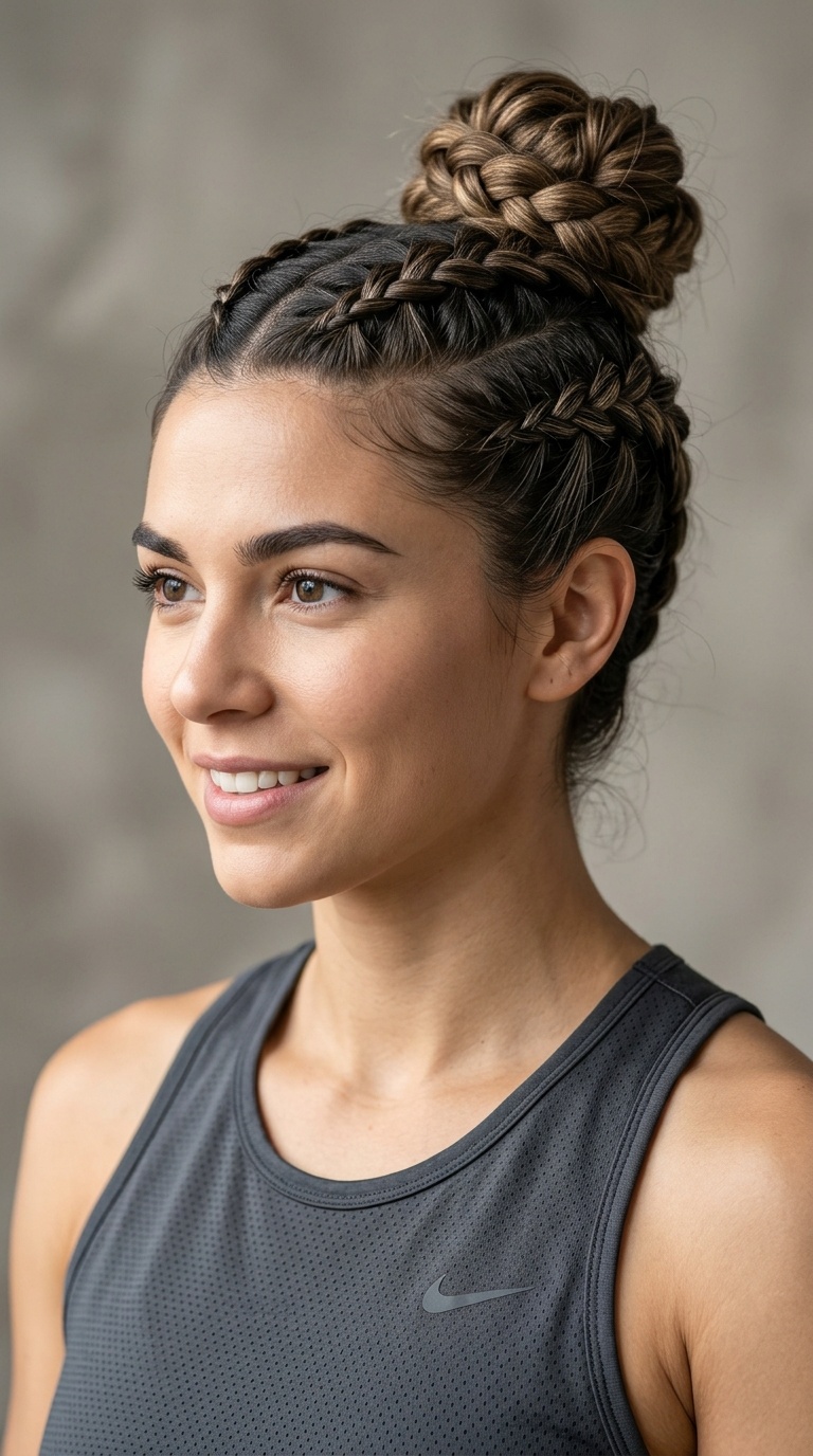 Triple Braided Bun