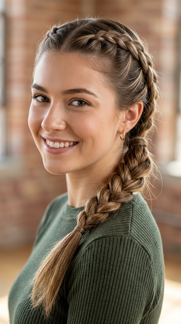 Triple Braided Low Pony