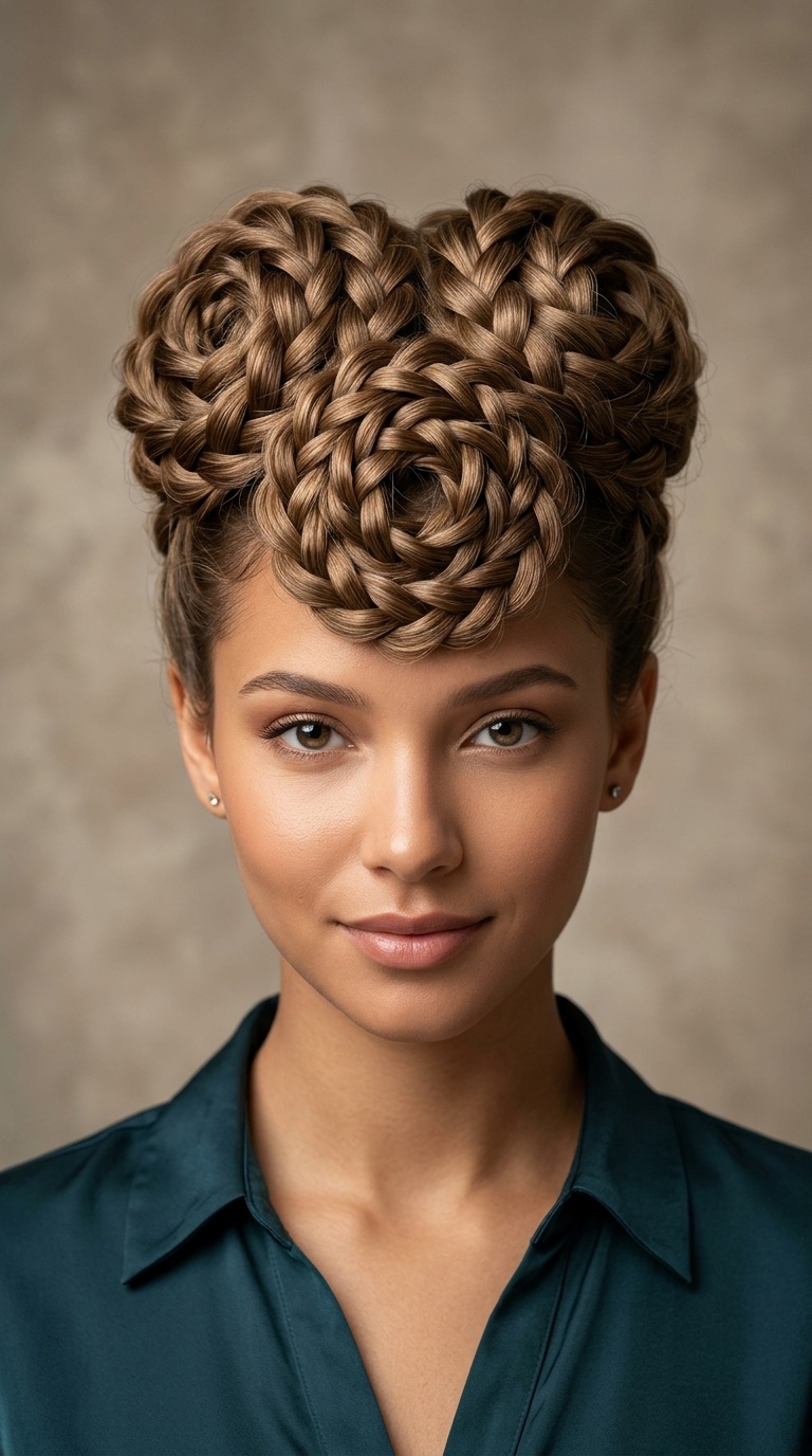 Triple Braided Rosettes