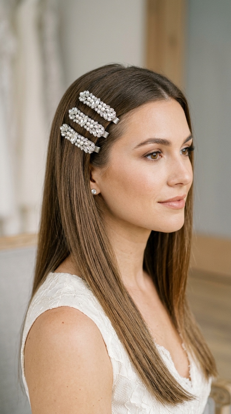 Triple Stacked Barrettes