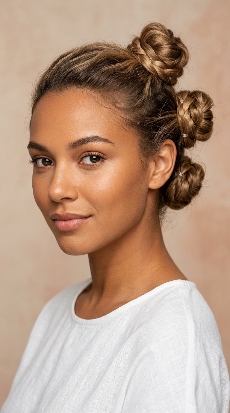 Triple Stacked Buns