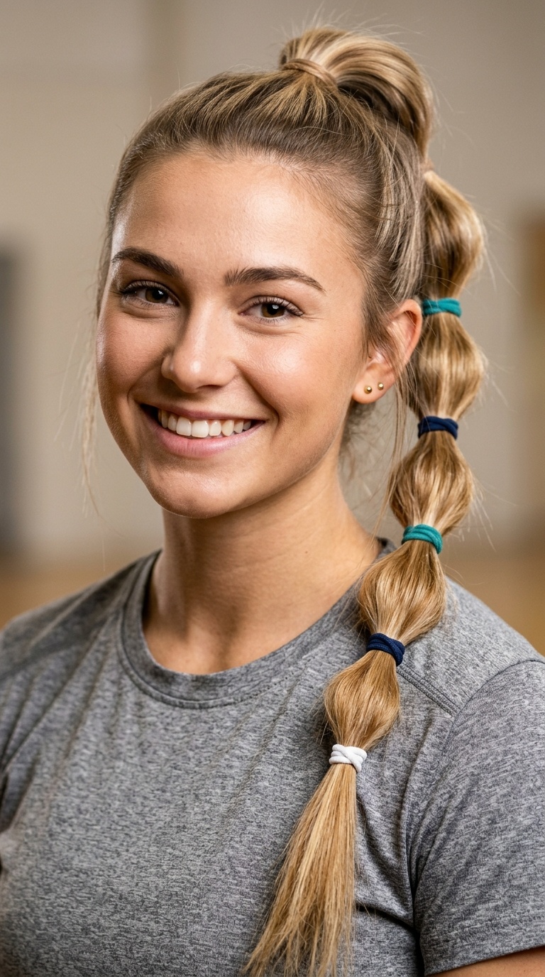 Triple Threat Bubble Braids
