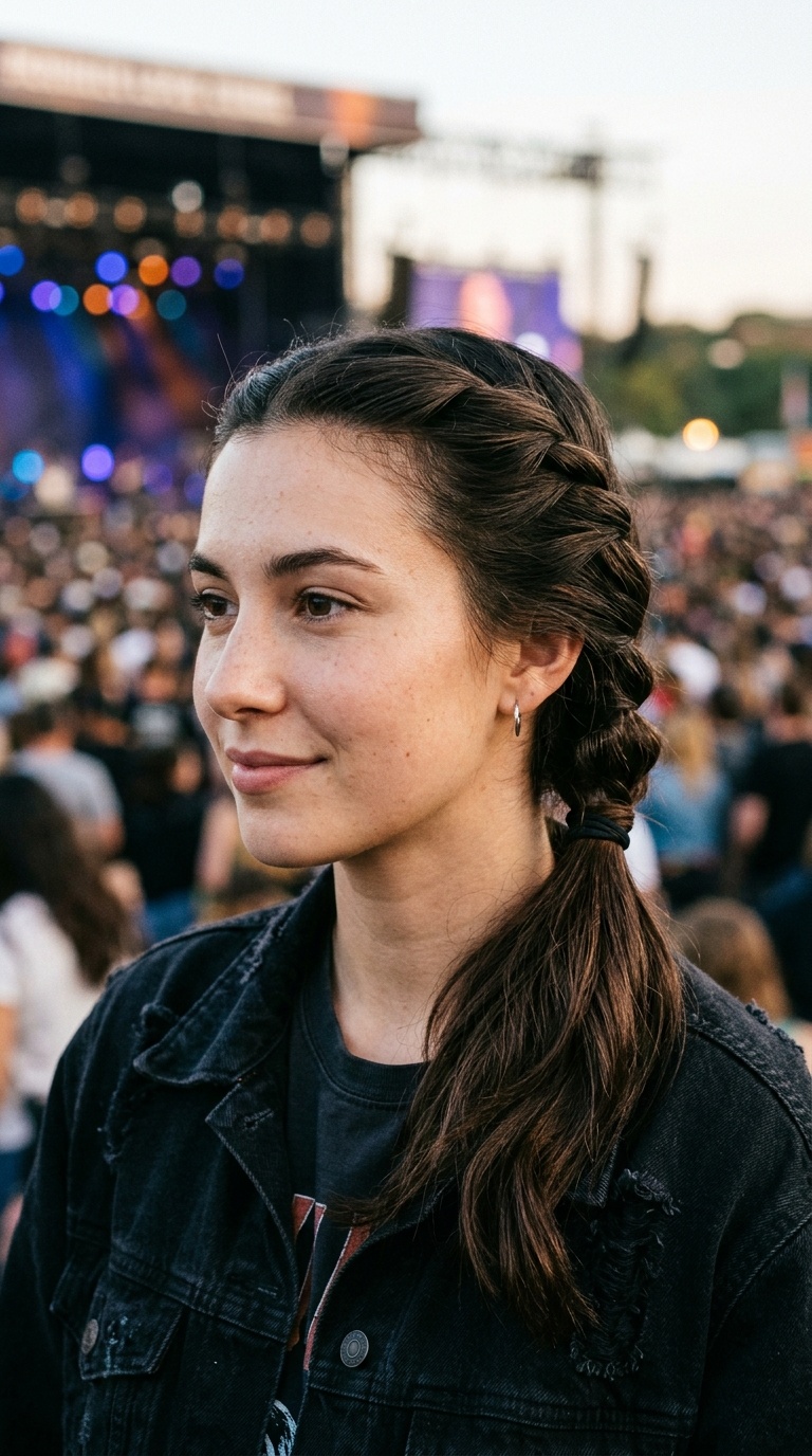 Triple-Twist Low Ponytail