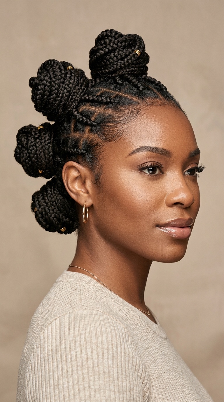 Triple Twisted Buns