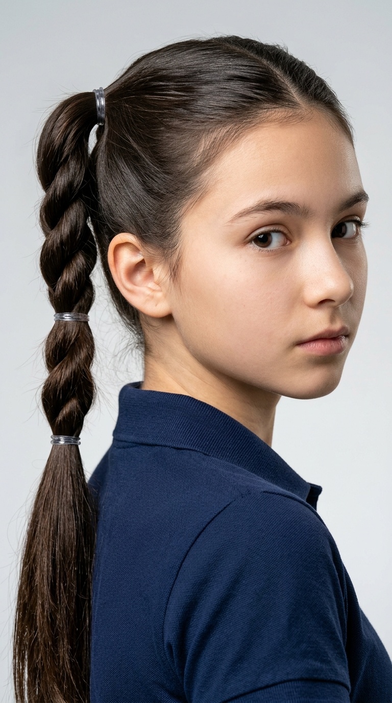 Triple Twisted Ponytail