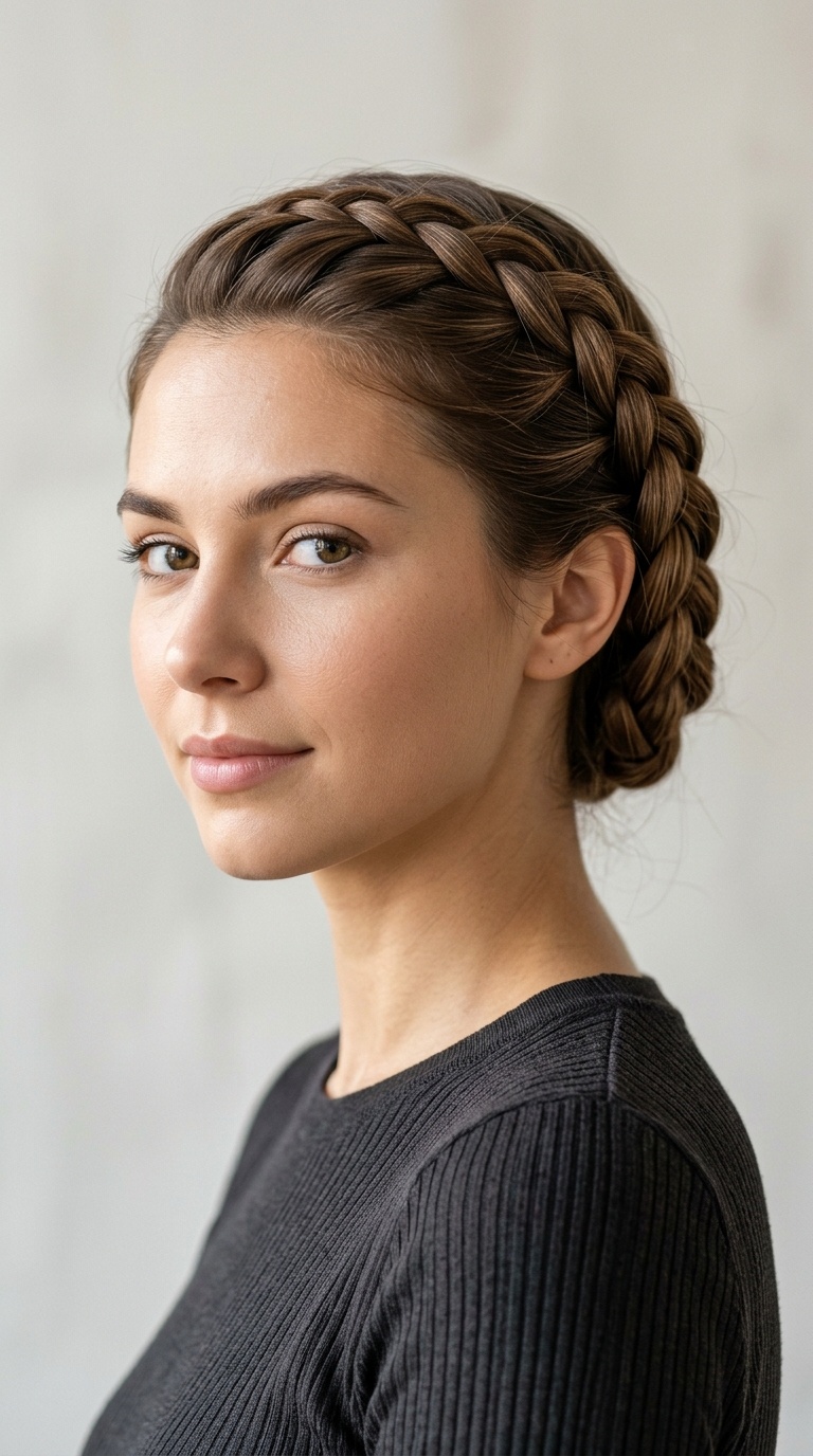 Tucked French Braid