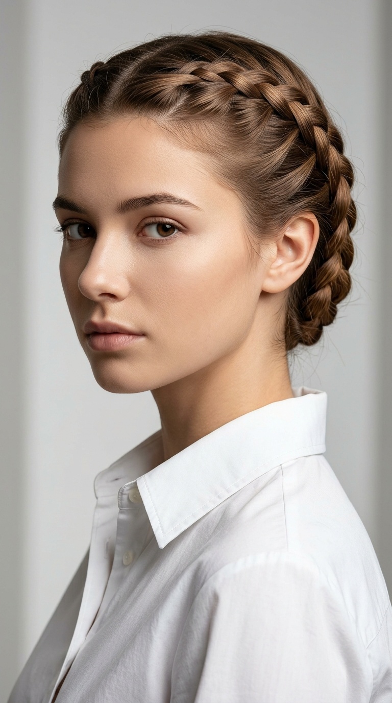 Tucked French Braid