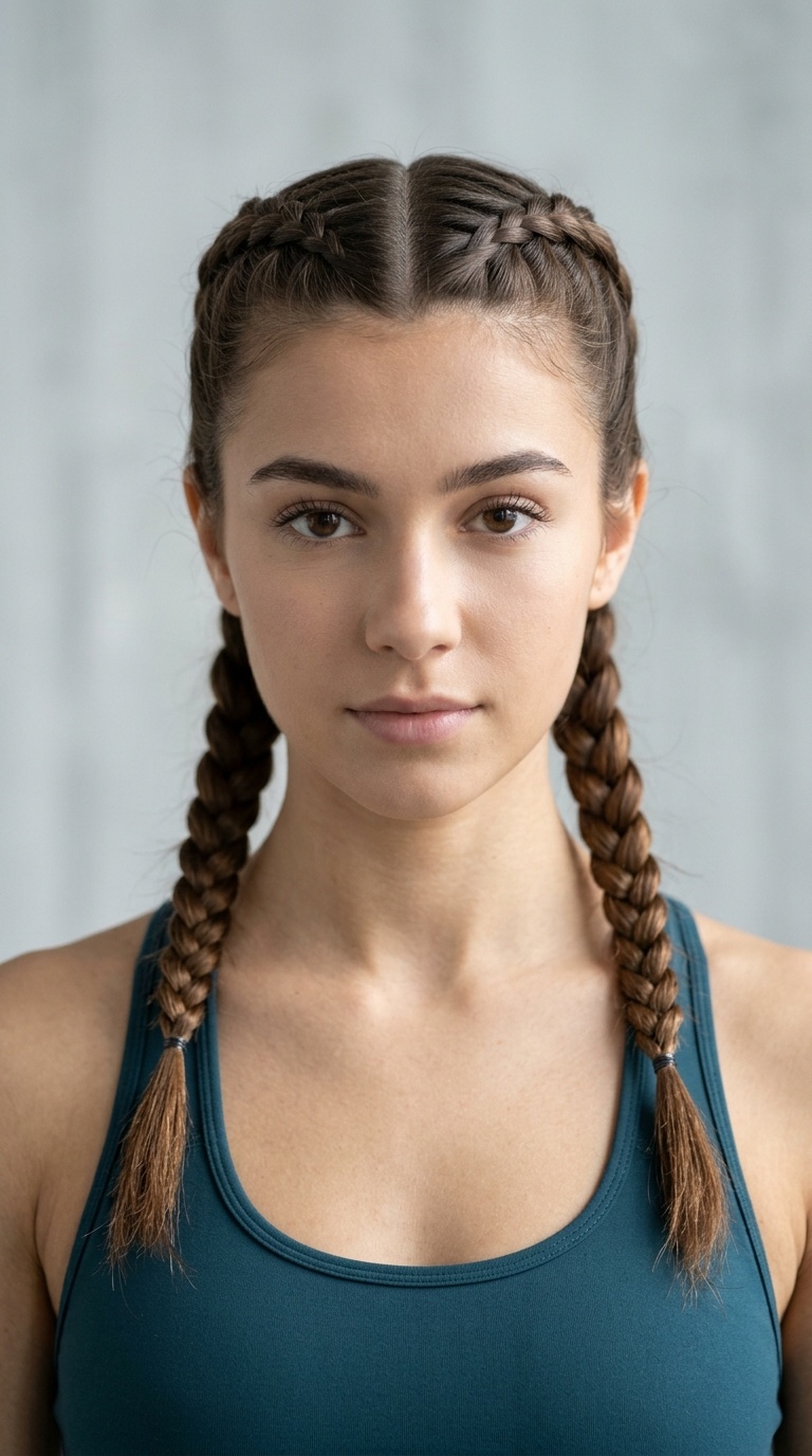 Twin Dutch Braids