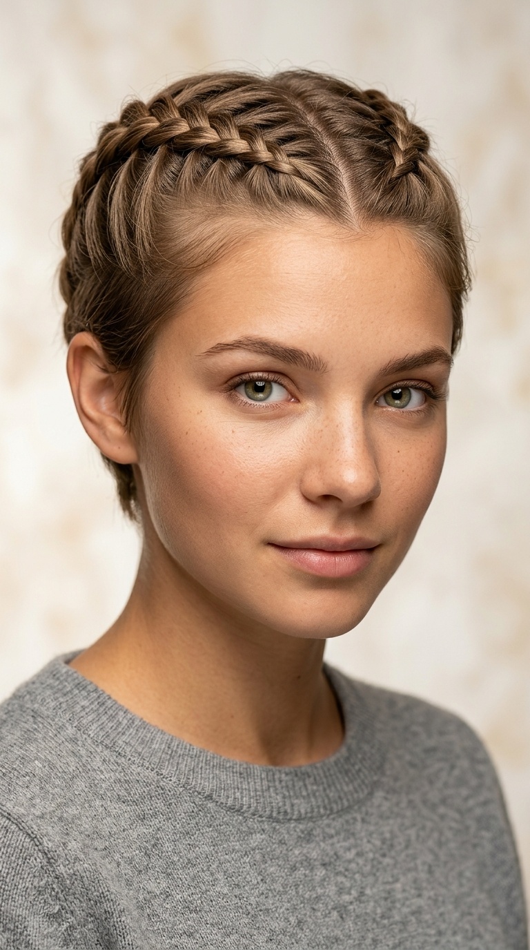 Twin Pixie Dutch Braids